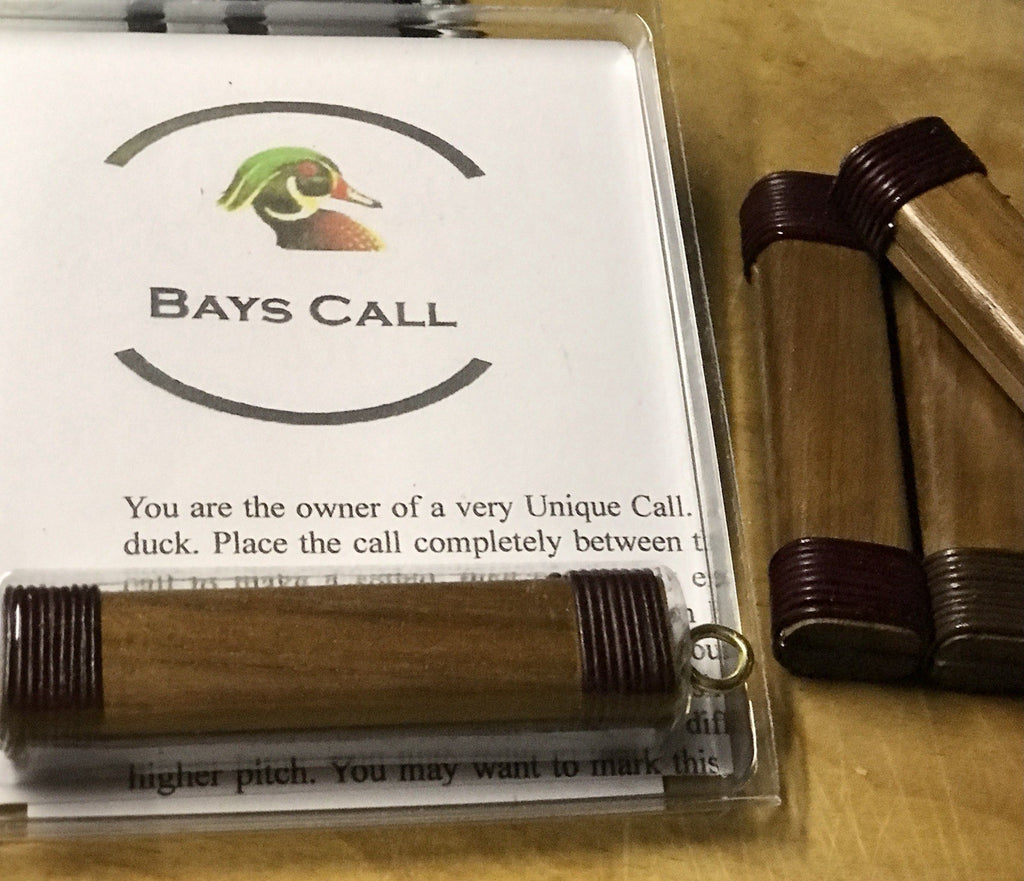Vintage Wood Duck, Pintail, and Wigeon Call Harmonica Style Handmade W/Hardwood