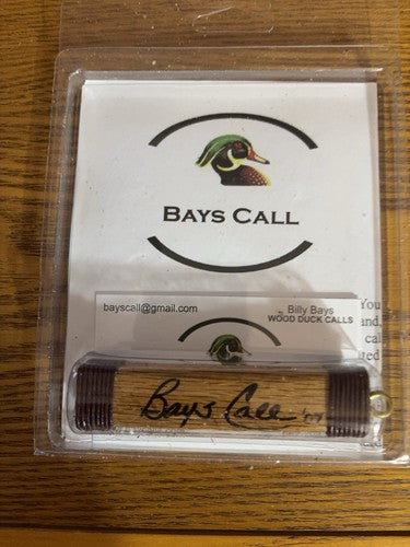 Vintage Wood Duck, Pintail, and Wigeon Call Harmonica Style Handmade W/Hardwood
